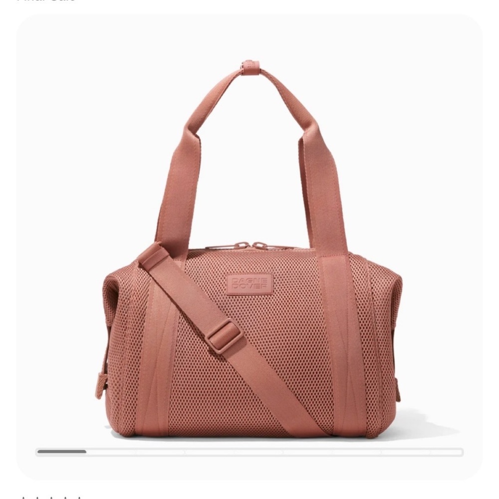 Dagne Dover Medium Landon Carryall in Warm Dust Air Mesh